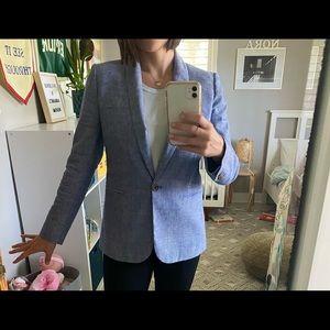 J Crew Parke Blazer in Stretch Linen